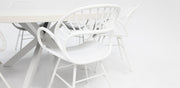Drift Fantail Round 7pc Terrazzo Dining Setting